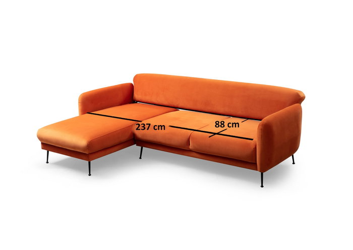 Atelier Del Sofa Sevilla Corner Left Naranja Atelier Del Sofa Sevilla Corner Left Naranja